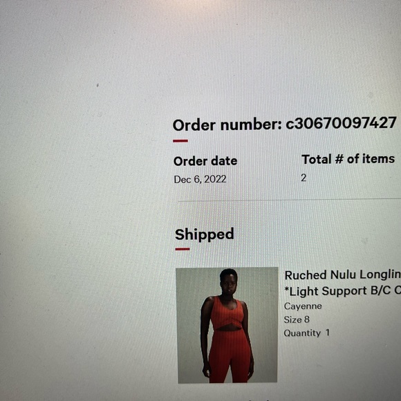 Lululemon Ruched Nulu Longline Yoga Bra Size 8 BLACK Worn 1x - Picture 6 of 9